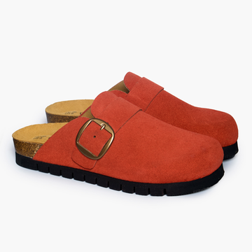 Plakton Clog – Bell Terracota Suede